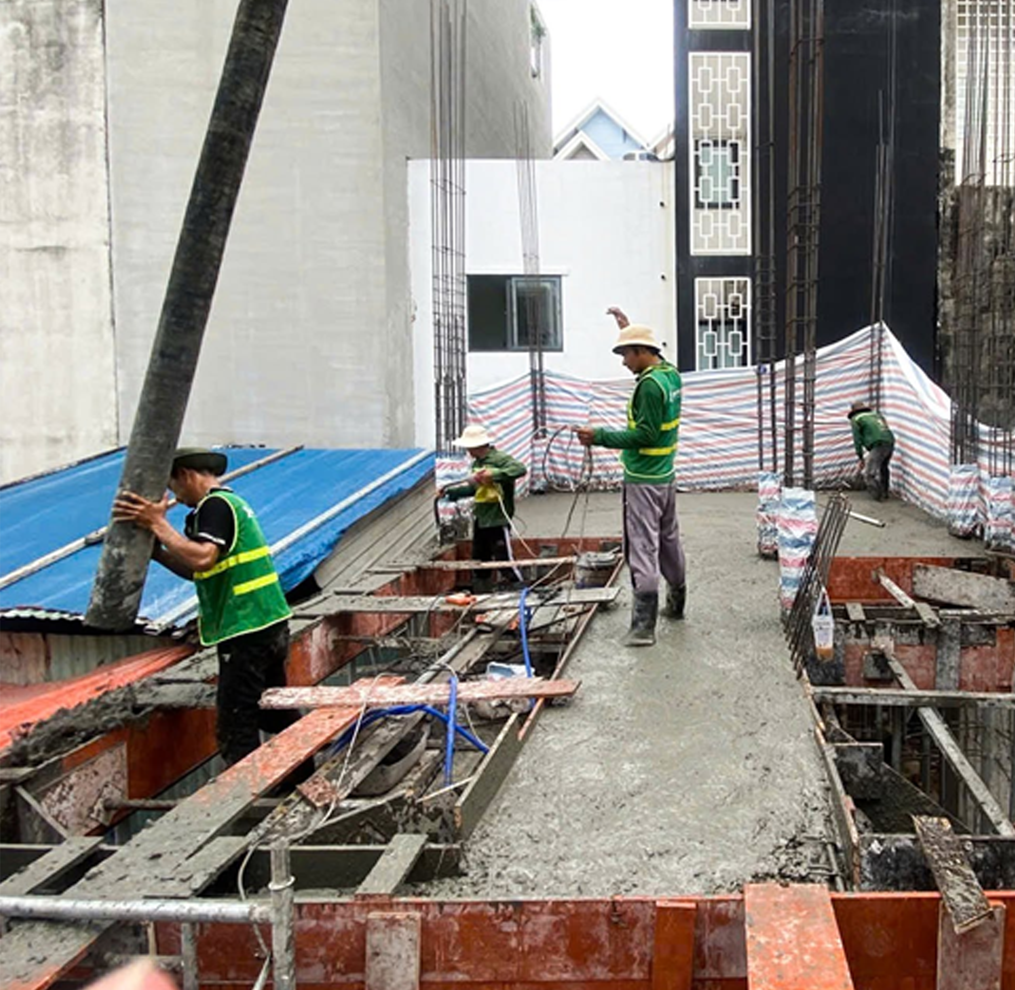 Đảm bảo đúng tiến độ thi công công trình